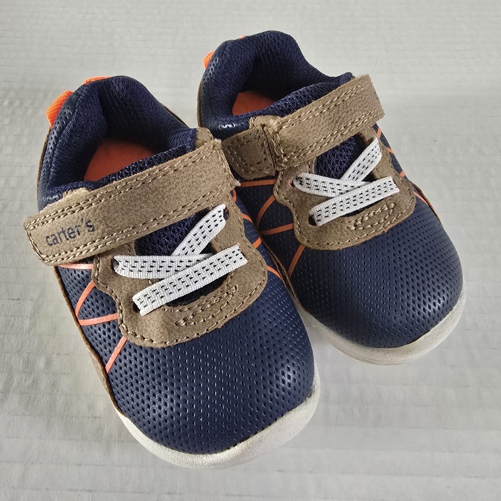 Carter's Toddler  Kit-bp First Walker Shoe Sneaker Size 3.5 Boy Girl